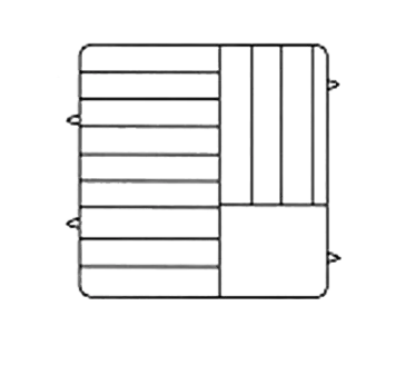 Vollrath PM1211-6 Dishwasher Rack, Plates