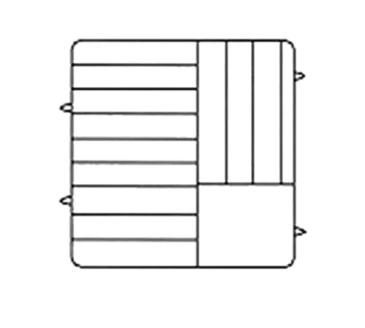 Vollrath PM1211-6 Dishwasher Rack, Plates