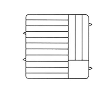 Vollrath PM1412-6 Dishwasher Rack, Plates