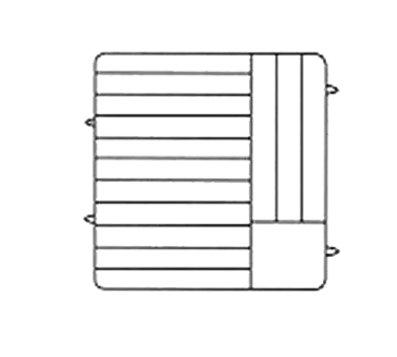 Vollrath PM1412-6 Dishwasher Rack, Plates