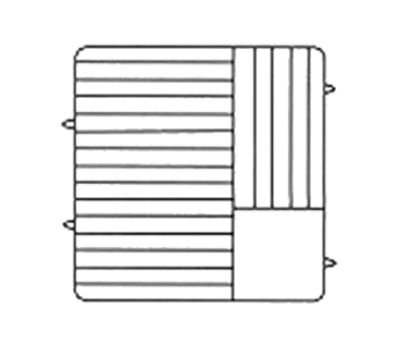 Vollrath PM2011-6 Dishwasher Rack, Plates