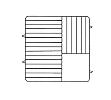 Vollrath PM2110-4 Dishwasher Rack, Plates