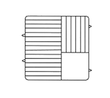 Vollrath PM2110-4 Dishwasher Rack, Plates