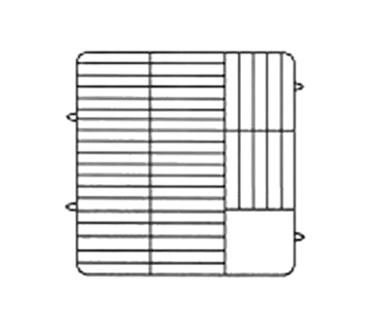 Vollrath PM3807-2 Dishwasher Rack, Plates