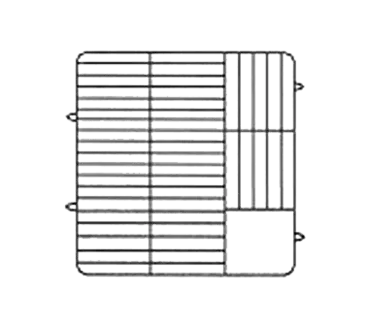 Vollrath PM3807-2 Dishwasher Rack, Plates