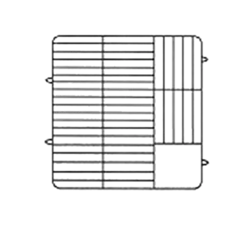Vollrath PM4806-2 Dishwasher Rack, Plates