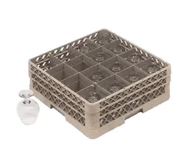 Vollrath TR8DDDD Dishwasher Rack, Glass Compartment