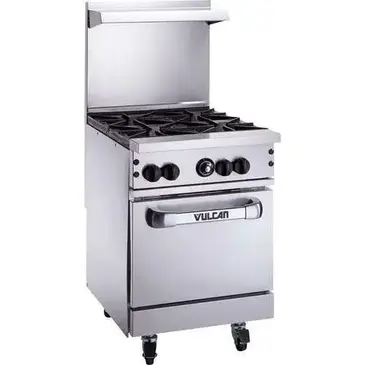 Vulcan 24S-4B Range, 24" Restaurant, Gas