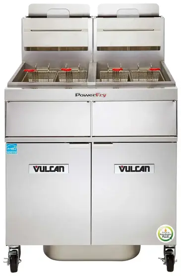 Vulcan 2TR45DF Fryer, Gas, Multiple Battery