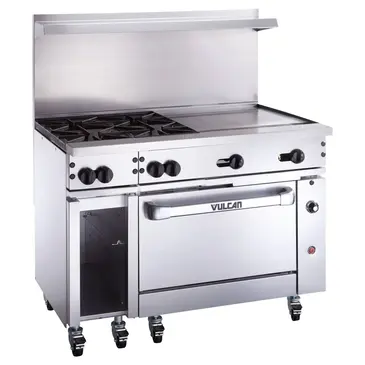 Vulcan 36C-2B24CBP Range, 36" Restaurant, Gas