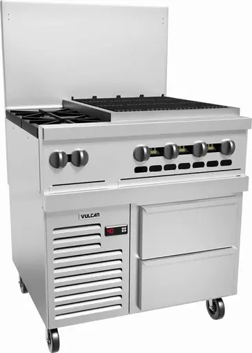 Vulcan 36R-2B24CB Range, 36" Restaurant, Gas