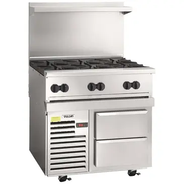 Vulcan 36R-6B Range, 36" Restaurant, Gas