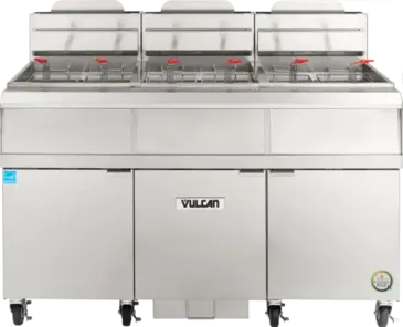 Vulcan 3VHG75AF Fryer, Gas, Multiple Battery