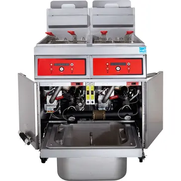 Vulcan 3VK45DF Fryer, Gas, Multiple Battery