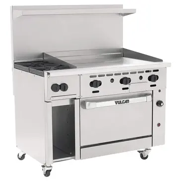 Vulcan 48C-2B36G Range, 48" Restaurant, Gas