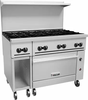 Vulcan 48S-8B Range, 48" Restaurant, Gas