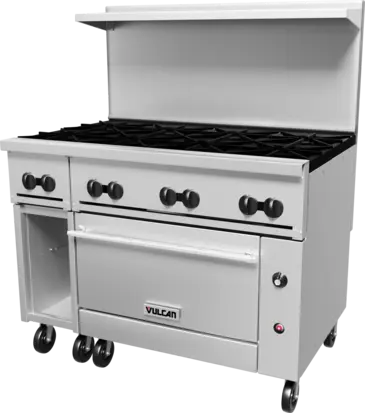 Vulcan 48S-8B Range, 48" Restaurant, Gas