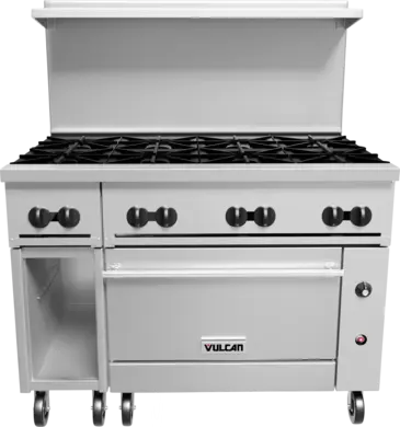 Vulcan 48S-8B Range, 48" Restaurant, Gas