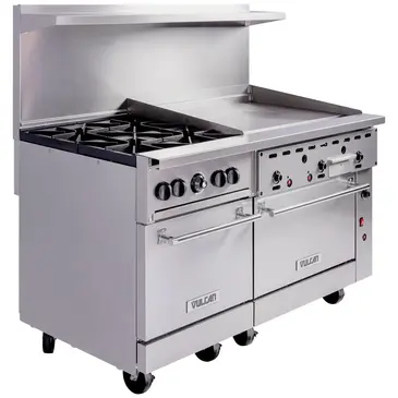 Vulcan 60SC-4B36GT Range, 60" Restaurant, Gas