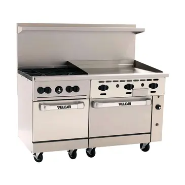 Vulcan 60SC-4B36GT Range, 60" Restaurant, Gas