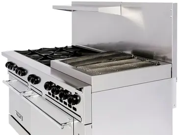 Vulcan 60SC-6B24CBN Range, 60" Restaurant, Gas