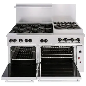 Vulcan 60SC-6B24CBP Range, 60" Restaurant, Gas