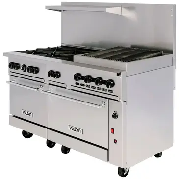 Vulcan 60SC-6B24CBP Range, 60" Restaurant, Gas