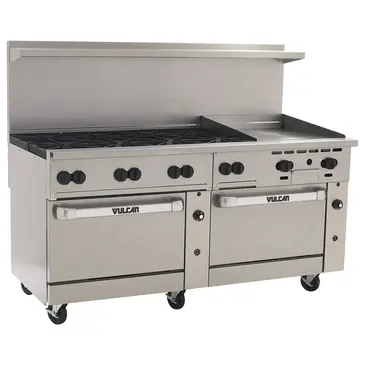 Vulcan 72SS-8B24G Range, 72" Restaurant, Gas