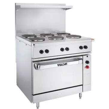 Vulcan EV36S-2FP24G208 Range, 36" Restaurant, Electric