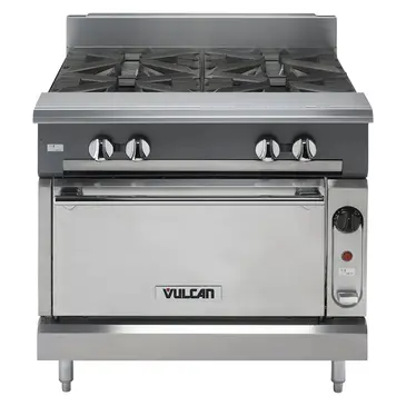 Vulcan V4B36S Range, 36" Heavy Duty, Gas