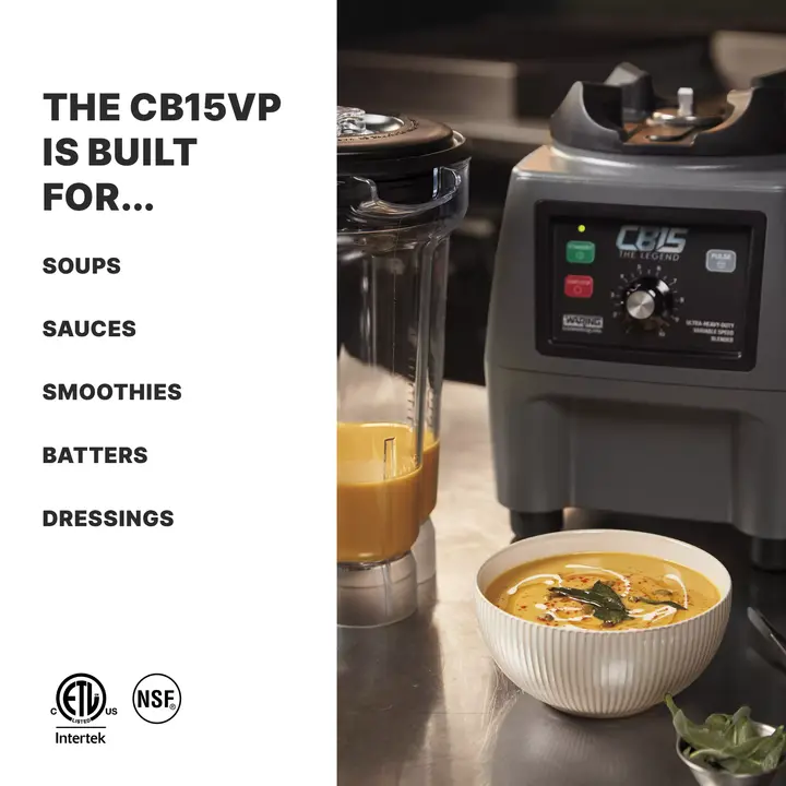 Waring CB15VP Blender, Food, Countertop