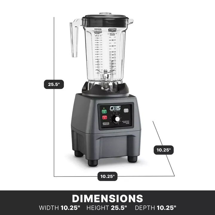 Waring CB15VP Blender, Food, Countertop
