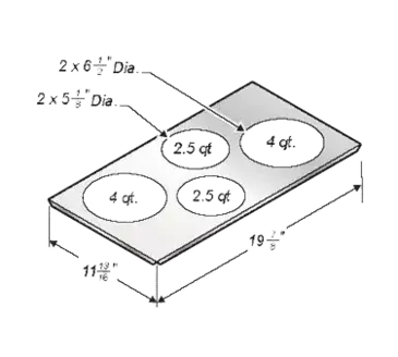 Wells 20434 Adapter Plate