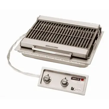 Wells B-406 Charbroiler, Electric, Built-In
