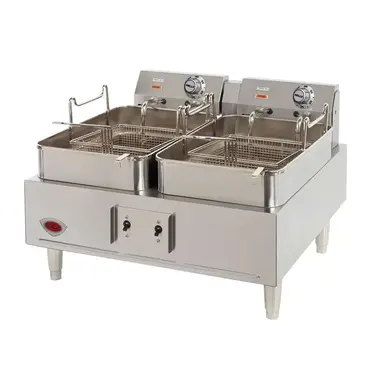 Wells F-30 Fryer, Electric, Countertop, Split Pot