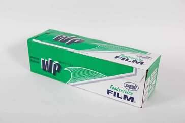 WESTERN PLASTICS Plastic Film, 18" x 2000' Roll, with Side Cutter, Food Service, Western Plastics 182Z