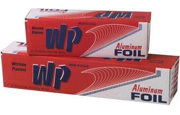 WESTERN PLASTICS Aluminum Foil Roll, 24" x 1000', Aluminum, Western Plastics 241