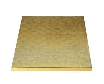 WHALEN PACKAGING Wedding Square, 1/2 Size, Gold, Cardboard, Whalen Packaging WPDRM50G