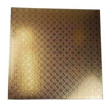 WHALEN PACKAGING Wedding Square, 10" X 10", Gold, Whalen Packaging WPSQDRM10G