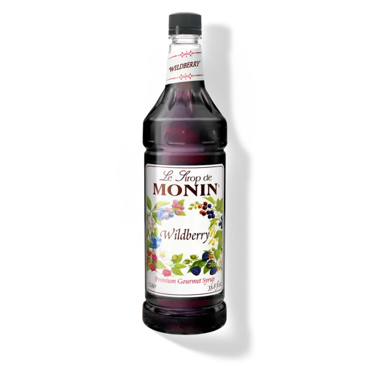 Monin Monin Wildberry Syrup, 33.8 Oz, PET Bottle, Monin M-FR114F