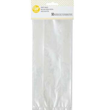 WILTON ENTERPRISES INC Treat Bags, 4" x 9.5", Clear, (300/Case), Wilton 1912-1239