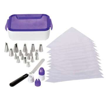 WILTON ENTERPRISES INC Cake Decorating Set, 46 Pc., Wilton 2104-1368