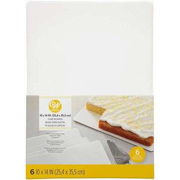 WILTON ENTERPRISES INC Square Cake Boards, 10" X 14", Cardboard, Wilton 2104-554