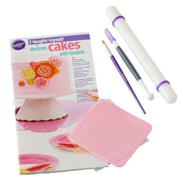 WILTON ENTERPRISES INC I Taught Myself To Decorate Cakes Fondant Set Wilton 2104-6086