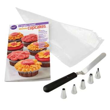 WILTON ENTERPRISES INC I Taught Myself To Decorate Cupcakes Set Wilton 2104-7552