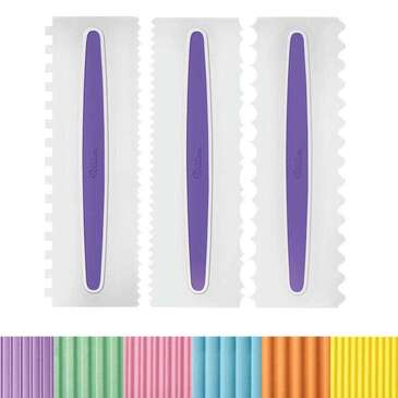 WILTON ENTERPRISES INC Icing Comb Set, 9" x 3", 3 Piece, Wilton 417-1154