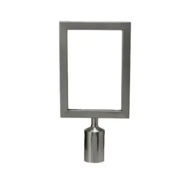 Winco CGSF-12S Crowd Control Stanchion Sign / Frame