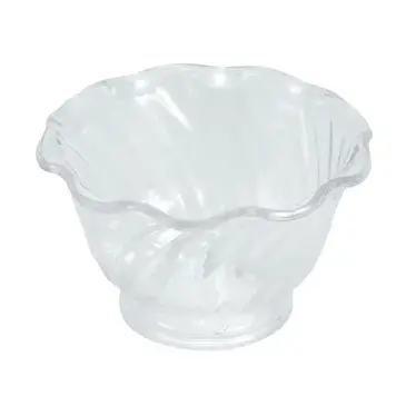 Winco ICC-5C Ice Cream Sundae Dessert Dish, Plastic