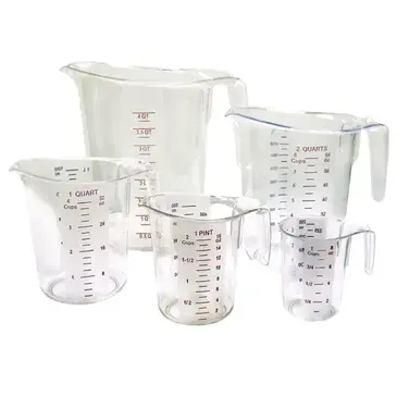 Winco PMCP-5SET Measuring Cups