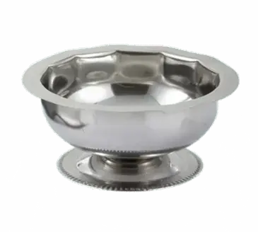 Winco SD-3 Ice Cream Sundae Dessert Dish, Metal